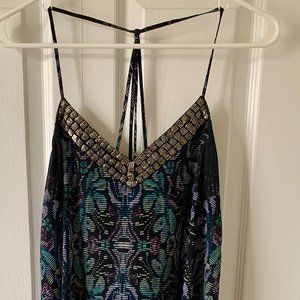 ASTR Strappy Beaded Dress S